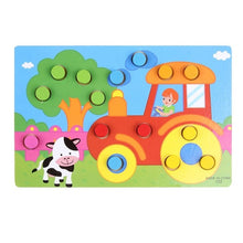 Load image into Gallery viewer, 3D Puzzles Toys for Children Creative Mosaic Mushroom Nail Kit Buttons Art Assembling Kids Enlightenment Educational Toys Mosaic