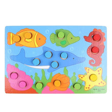 Load image into Gallery viewer, 3D Puzzles Toys for Children Creative Mosaic Mushroom Nail Kit Buttons Art Assembling Kids Enlightenment Educational Toys Mosaic