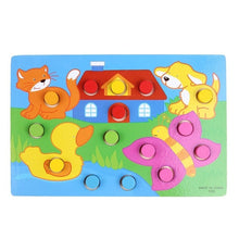 Load image into Gallery viewer, 3D Puzzles Toys for Children Creative Mosaic Mushroom Nail Kit Buttons Art Assembling Kids Enlightenment Educational Toys Mosaic