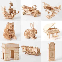 Load image into Gallery viewer, Laser Cutting DIY  Sailing Ship Toys 3D Wooden Puzzle Toy Assembly Model Wood Craft Kits Desk Decoration for Children Kids