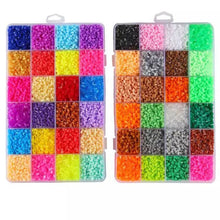 Load image into Gallery viewer, 72 colors 39000pcs Perler Toy Kit 5mm/2.6mm Hama beads 3D Puzzle DIY Toy Kids Creative Handmade Craft Toy Gift