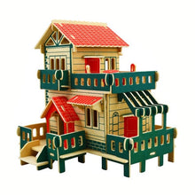 Load image into Gallery viewer, Laser Cutting DIY  Sailing Ship Toys 3D Wooden Puzzle Toy Assembly Model Wood Craft Kits Desk Decoration for Children Kids