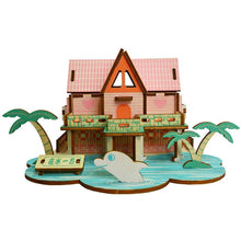 Load image into Gallery viewer, Laser Cutting DIY  Sailing Ship Toys 3D Wooden Puzzle Toy Assembly Model Wood Craft Kits Desk Decoration for Children Kids